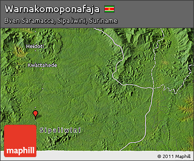 Satellite 3D Map of Warnakomoponafaja