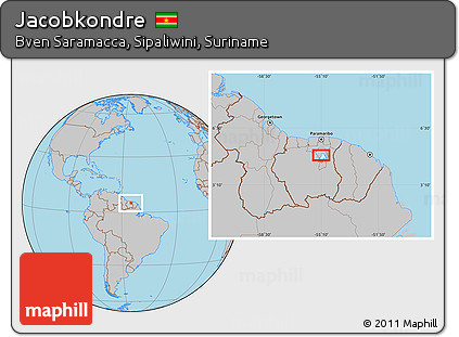 Gray Location Map of Jacobkondre
