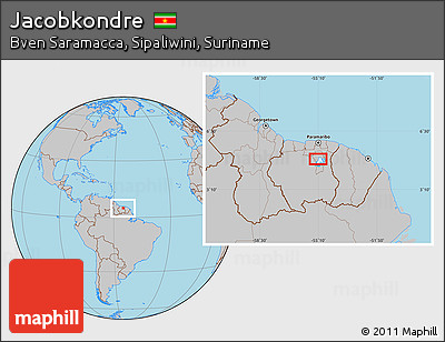 Gray Location Map of Jacobkondre