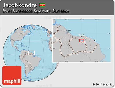 Gray Location Map of Jacobkondre