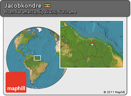 Satellite Location Map of Jacobkondre