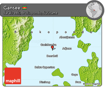 Physical Map of Gansee