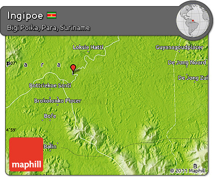 Physical Map of Ingipoe