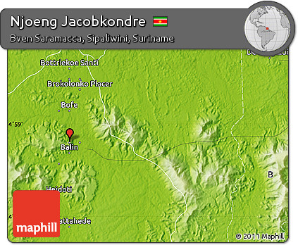 Physical Map of Njoeng Jacobkondre