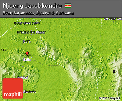 Physical Map of Njoeng Jacobkondre