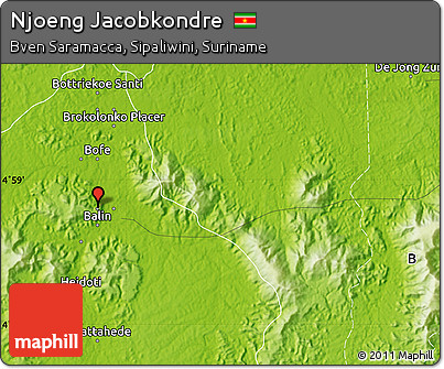 Physical Map of Njoeng Jacobkondre