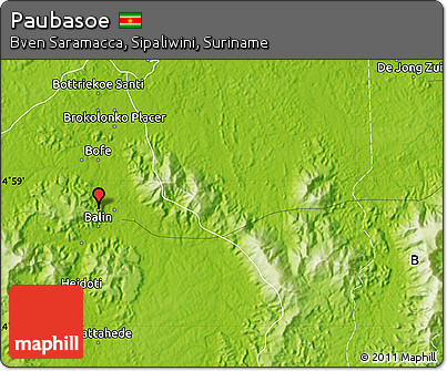 Physical Map of Paubasoe