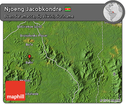 Satellite Map of Njoeng Jacobkondre
