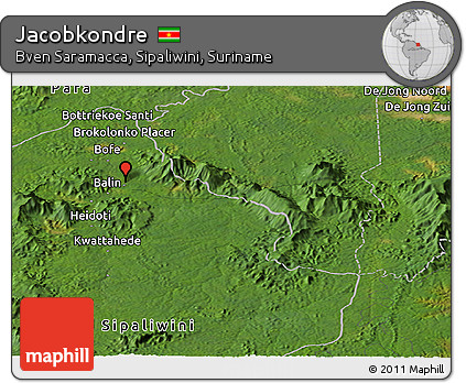Satellite Panoramic Map of Jacobkondre