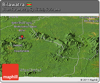 Satellite Panoramic Map of Bilawatra
