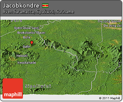 Satellite Panoramic Map of Jacobkondre