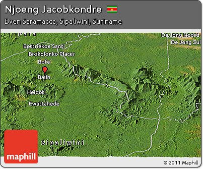 Satellite Panoramic Map of Njoeng Jacobkondre
