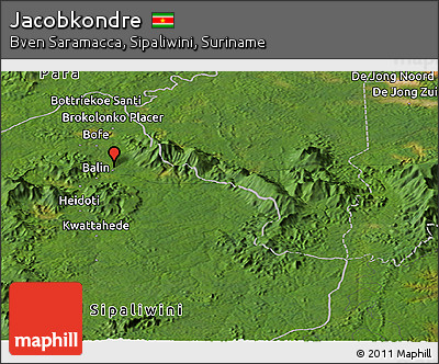 Satellite Panoramic Map of Jacobkondre