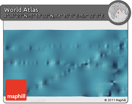 Satellite 3D Map of the Area around 4° 53' 57" N, 58° 43' 30" E