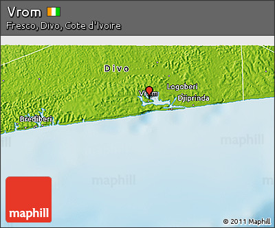Physical 3D Map of Vrom