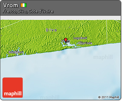 Physical 3D Map of Vrom