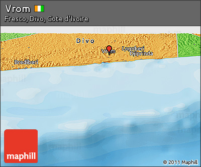 Political Panoramic Map of Vrom