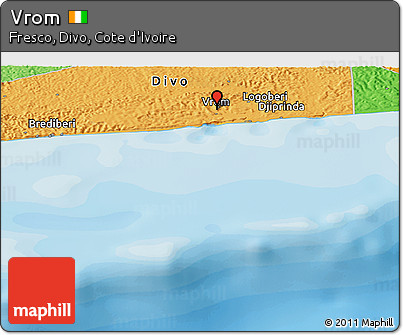 Political Panoramic Map of Vrom