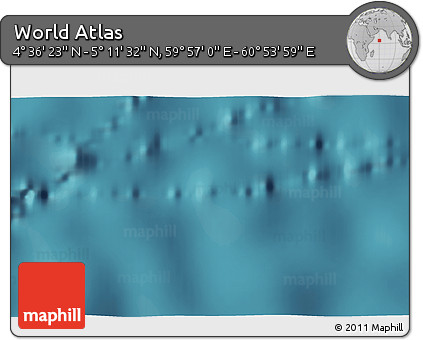 Satellite 3D Map of the Area around 4° 53' 57" N, 60° 25' 29" E