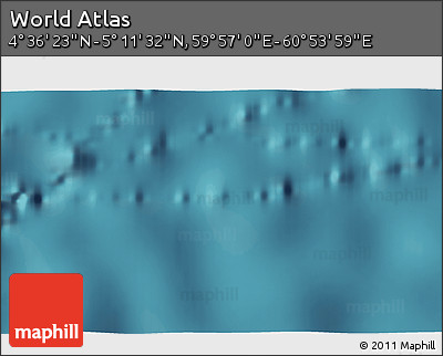 Satellite 3D Map of the Area around 4° 53' 57" N, 60° 25' 29" E