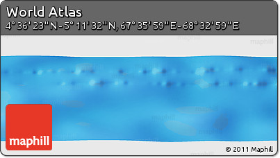 Physical Panoramic Map of the Area around 4° 53' 57" N, 68° 4' 29" E