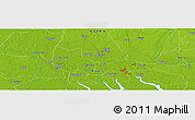 Physical Panoramic Map of Eluku