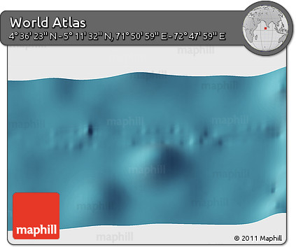 Satellite 3D Map of the Area around 4° 53' 57" N, 72° 19' 29" E