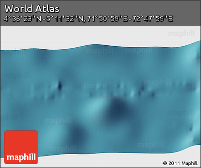 Satellite 3D Map of the Area around 4° 53' 57" N, 72° 19' 29" E