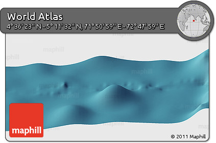 Satellite Panoramic Map of the Area around 4° 53' 57" N, 72° 19' 29" E