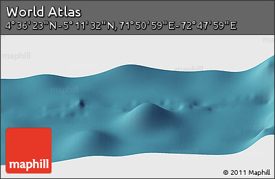 Satellite Panoramic Map of the Area around 4° 53' 57" N, 72° 19' 29" E