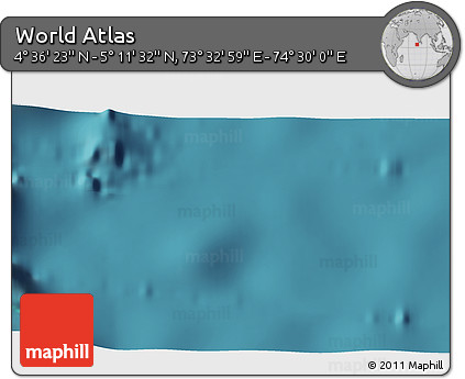 Satellite 3D Map of the Area around 4° 53' 57" N, 74° 1' 30" E
