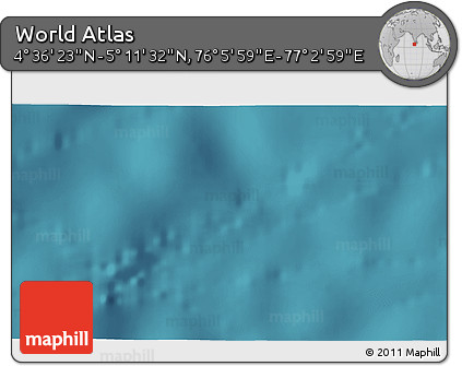 Satellite 3D Map of the Area around 4° 53' 57" N, 76° 34' 29" E