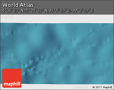Satellite 3D Map of the Area around 4° 53' 57" N, 76° 34' 29" E
