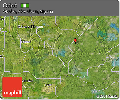 Satellite 3D Map of Odot