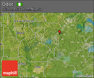 Satellite 3D Map of Odot