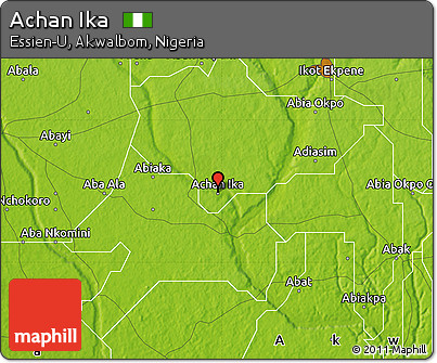 Physical Map of Achan Ika