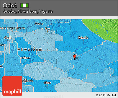 Political Panoramic Map of Odot