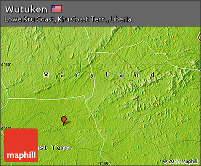Physical Map of Wutuken