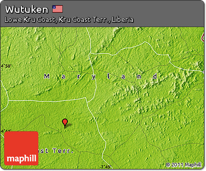 Physical Map of Wutuken