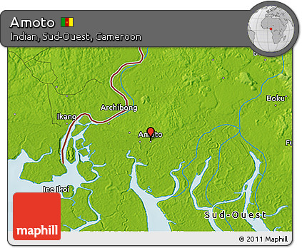 Physical 3D Map of Amoto