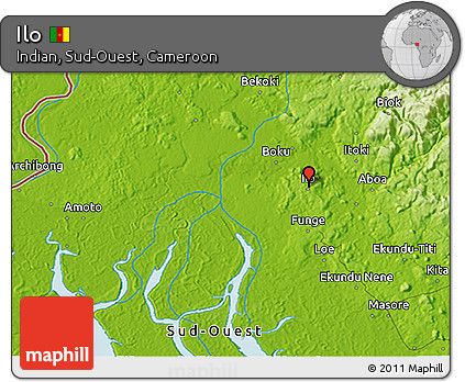 Physical 3D Map of Ilo