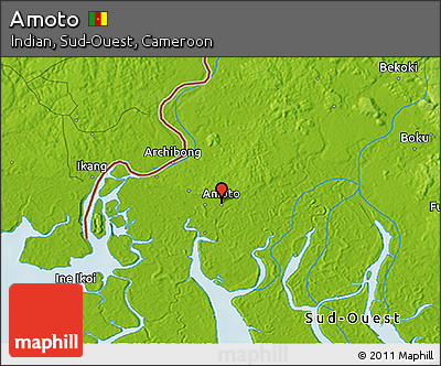 Physical 3D Map of Amoto