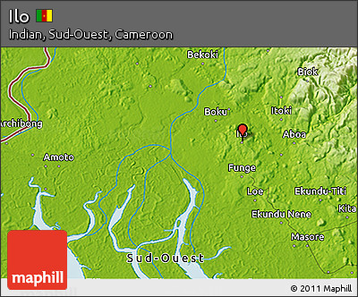 Physical 3D Map of Ilo