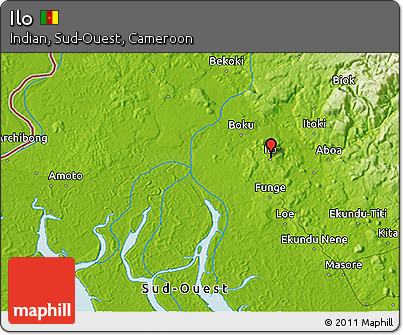 Physical 3D Map of Ilo
