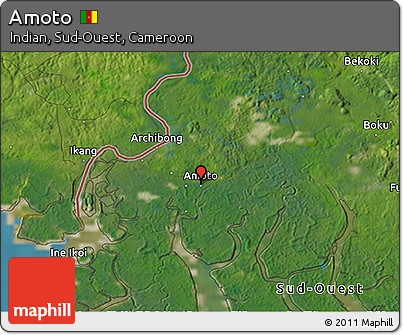 Satellite 3D Map of Amoto