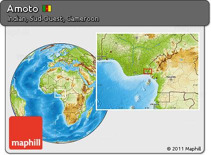 Physical Location Map of Amoto