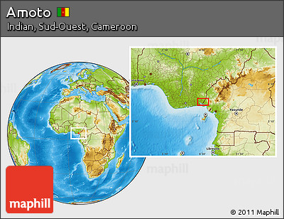Physical Location Map of Amoto