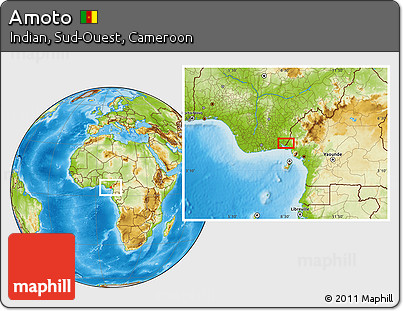 Physical Location Map of Amoto