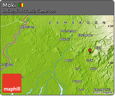 Physical Map of Moki