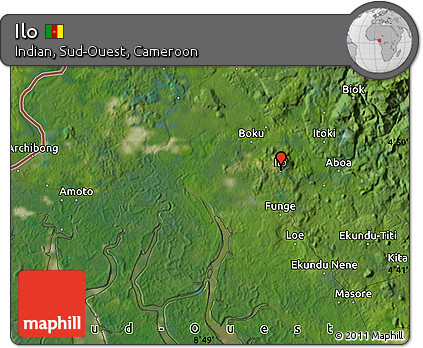 Satellite Map of Ilo